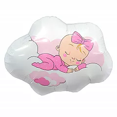 Шар Фигура Малышка в облаках
